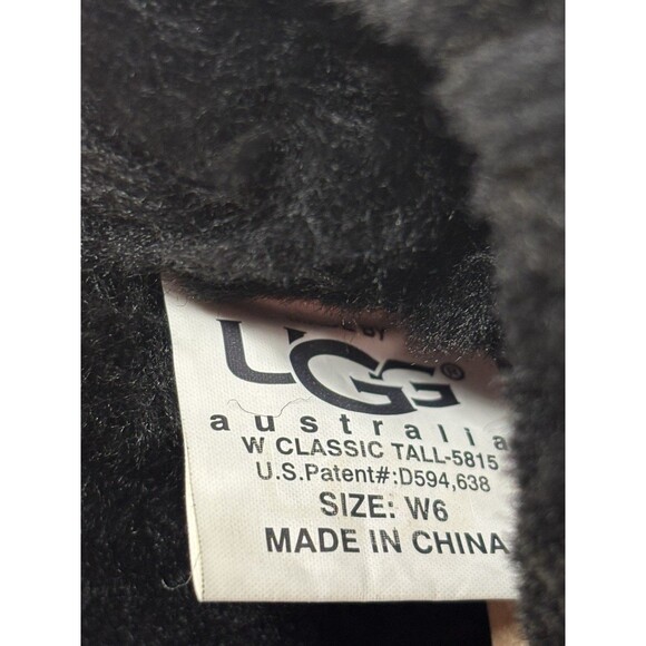 UGG Australia Women’s Classic Tall II Black Winter Boots. Size 6 - Picture 13 of 15